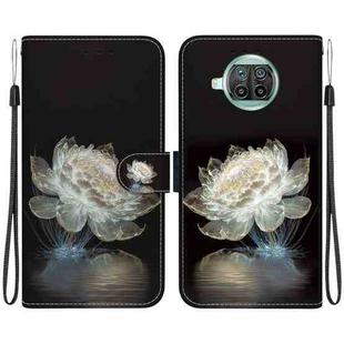 For Xiaomi Mi 10T Lite 5G Crystal Texture Colored Drawing Leather Phone Case(Crystal Peony)