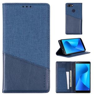 For Asus Zenfone Max Plus (M1) ZB570TL MUXMA MX109 Horizontal Flip Leather Case with Holder & Card Slot & Wallet(Blue)