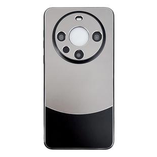 For Huawei Mate 60 Shockproof Frosted PC Silicone Frame Phone Case(Black)