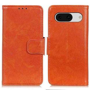 For Google Pixel 8a Nappa Texture Horizontal Flip Leather Phone Case(Orange)