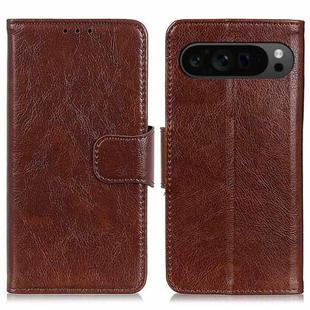 For Google Pixel 9 Pro Nappa Texture Horizontal Flip Leather Phone Case(Brown)