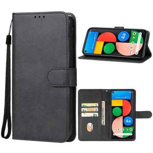 For Google Pixel 4a 5G Leather Phone Case(Black)