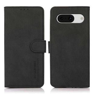 For Google Pixel 8a KHAZNEH Matte Texture Leather Phone Case(Black)