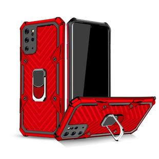 For Samsung Galaxy S20+ Cool Armor PC + TPU Shockproof Case with 360 Degree Rotation Ring Holder(Red)