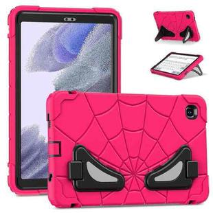 For Samsung Galaxy Tab A7 Lite T220 Spider Silicone Hybrid PC Shockproof Tablet Case(Strawberry Black)