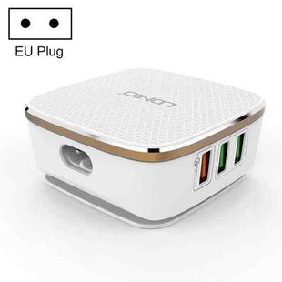 LDNIO A6704 QC2.0 USB + 5 USB Interfaces Travel Charger Mobile Phone Charger, Cable Length: 1.5m, EU Plug