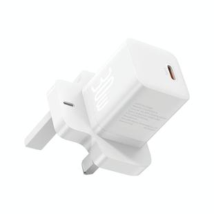 Baseus GaN5 30W USB-C / Type-C Gallium Nitride Fast Charger, UK Plug(White)