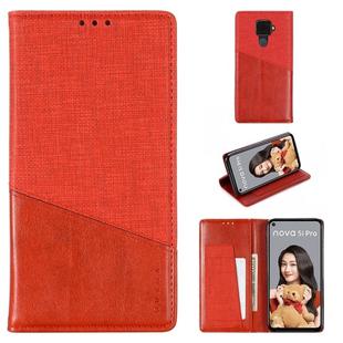 For Huawei Nova 5i Pro MUXMA MX109 Horizontal Flip Leather Case with Holder & Card Slot & Wallet(Red)