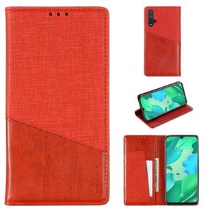 For Huawei Nova 5 Pro MUXMA MX109 Horizontal Flip Leather Case with Holder & Card Slot & Wallet(Red)