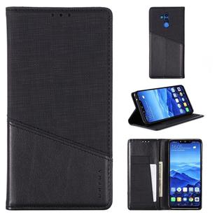 For Huawei Mate 20 Lite MUXMA MX109 Horizontal Flip Leather Case with Holder & Card Slot & Wallet(Black)