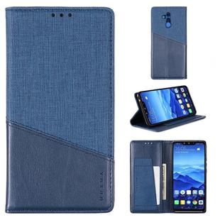 For Huawei Mate 20 Lite MUXMA MX109 Horizontal Flip Leather Case with Holder & Card Slot & Wallet(Blue)