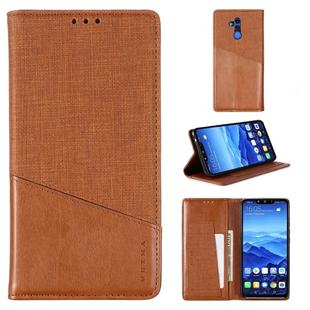For Huawei Mate 20 Lite MUXMA MX109 Horizontal Flip Leather Case with Holder & Card Slot & Wallet(Brown)