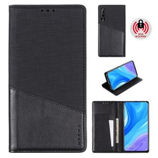 For Huawei P Smart Pro(2019) MUXMA MX109 Horizontal Flip Leather Case with Holder & Card Slot & Wallet(Black)