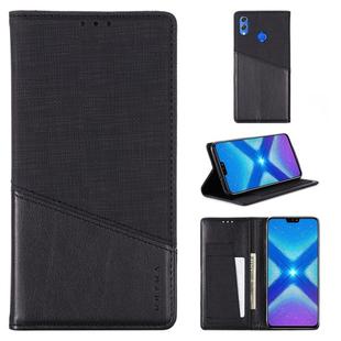 For Huawei Honor 8X MUXMA MX109 Horizontal Flip Leather Case with Holder & Card Slot & Wallet(Black)