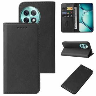 For OnePlus Ace 2 Pro Magnetic Closure Leather Phone Case(Black)