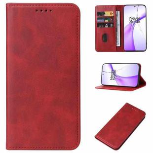 For OnePlus Ace 3V Magnetic Closure Leather Phone Case(Red)