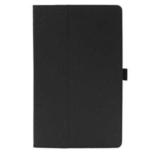 For TCL NxtPaper 11 2-Folding Magnetic Shockproof Leather Tablet Case(Black)