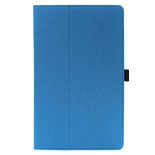 For TCL NxtPaper 11 2-Folding Magnetic Shockproof Leather Tablet Case(Light Blue)