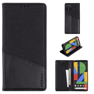 For Google Pixel 4 MUXMA MX109 Horizontal Flip Leather Case with Holder & Card Slot & Wallet(Black)