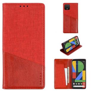 For Google Pixel 4 MUXMA MX109 Horizontal Flip Leather Case with Holder & Card Slot & Wallet(Red)