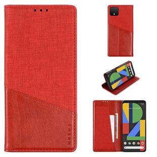 For Google Pixel 4XL MUXMA MX109 Horizontal Flip Leather Case with Holder & Card Slot & Wallet(Red)