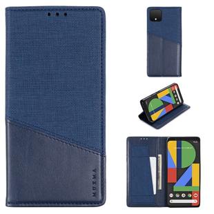 For Google Pixel 4XL MUXMA MX109 Horizontal Flip Leather Case with Holder & Card Slot & Wallet(Blue)