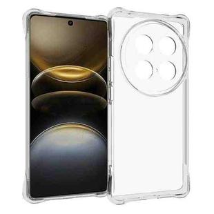 For vivo X100 Ultra Shockproof Non-slip Thickening TPU Phone Case(Transparent)