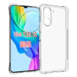 For vivo Y28s 5G Global Shockproof Non-slip Thickening TPU Phone Case(Transparent)
