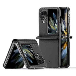 For OPPO Find N3 Flip DUX DUCIS Bril Series PU + TPU Phone Case(Black)