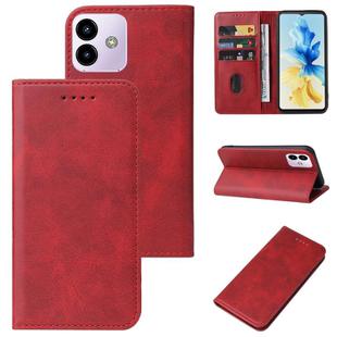 For CUBOT Note 40 Magnetic Closure Leather Phone Case(Red)