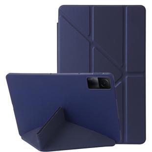 For Redmi Pad Pro 12.1 Deformation Silicone Leather Tablet Case(Dark Blue)