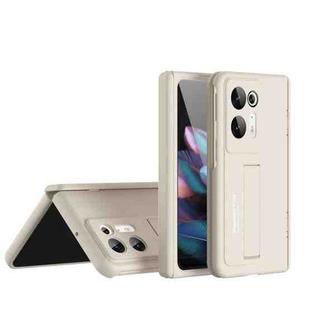 For OPPO Find N2 Extraordinary Series Hinged Folding Full Phone Case(White)