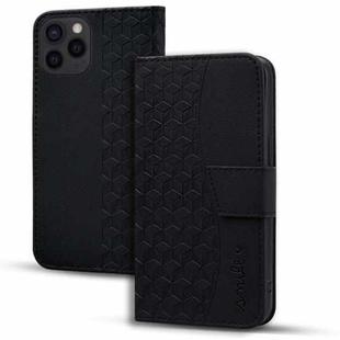 For iPhone 16 Pro Business Diamond Buckle Leather Phone Case with Lanyard(Black)