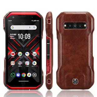 For Kyocera Torque G06 KYG03 Litchi Texture Back Cover Phone Case(Brown)