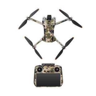 For DJI Mini 4 Pro / RC 2 Drone Body Remote Control Protective Sticker(Desert Camo)