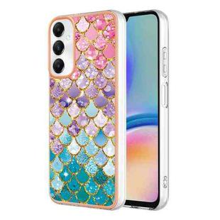 For Samsung Galaxy A05s Electroplating IMD TPU Phone Case(Colorful Scales)