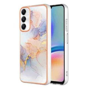 For Samsung Galaxy A05s Electroplating IMD TPU Phone Case(White Marble)