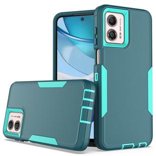 For Motorola Moto G 5G 2023 2 in 1 Magnetic PC + TPU Phone Case(Blue+Blue Green)