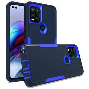 For Motorola Moto G Stylus 5G 2 in 1 Magnetic PC + TPU Phone Case(Royal Blue+Dark Blue)