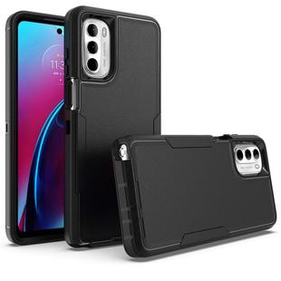 For Motorola Moto G Stylus 2022 4G 2 in 1 Magnetic PC + TPU Phone Case(Black)