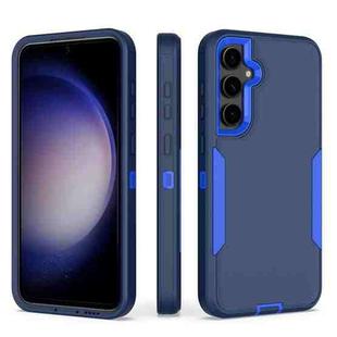 For Samsung Galaxy S23 FE 5G 2 in 1 Magnetic PC + TPU Phone Case(Royal Blue+Dark Blue)