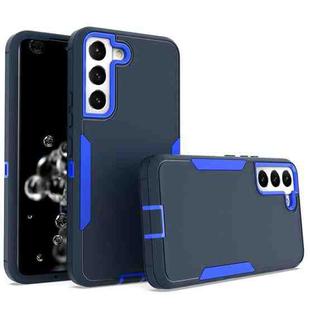 For Samsung Galaxy S22 5G Magnetic 2 in 1 PC Hybrid TPU Phone Case(Royal Blue+Dark Blue)