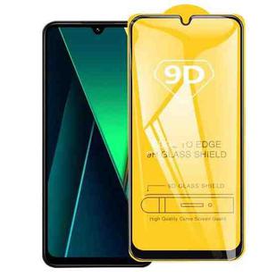 For Xiaomi Poco C85 4G 9D Full Glue Screen Tempered Glass Film