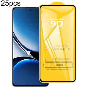 For Xiaomi Redmi Turbo 4 25pcs 9D Full Glue Screen Tempered Glass Film