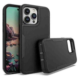 For iPhone 14 Pro Max 2 in 1 Magnetic PC + TPU Phone Case(Black)