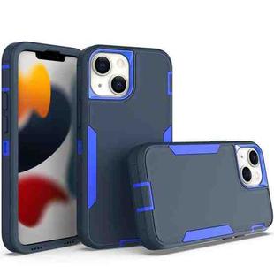 For iPhone 13 mini 2 in 1 Magnetic PC + TPU Phone Case(Royal Blue+Dark Blue)