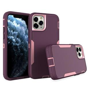 For iPhone 11 Pro 2 in 1 Magnetic PC + TPU Phone Case(Purple Red+Pink)