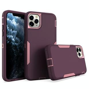 For iPhone 11 Pro Max 2 in 1 Magnetic PC + TPU Phone Case(Purple Red+Pink)