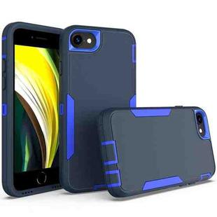 For iPhone 6 / 7 / 8 2 in 1 Magnetic PC + TPU Phone Case(Royal Blue+Dark Blue)