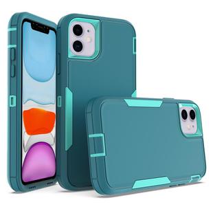 For  iPhone 11 2 in 1 Magnetic PC + TPU Phone Case(Blue+Blue Green)